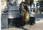 Kranz am Jose Marti - Denkmal