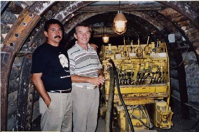 Besichtigung im Schaubergwerk Ronneburg
