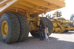 Besichtigung der Gro&szlig;raum-Technik in Ronneburg
