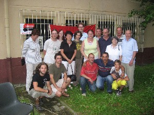 Gruppenbild mit Silvio